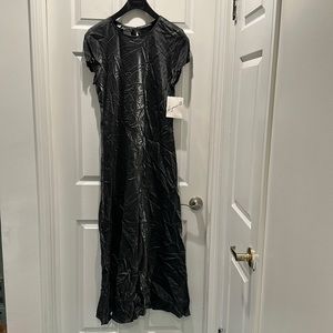 Metallic Long Dress Size 14 NWT